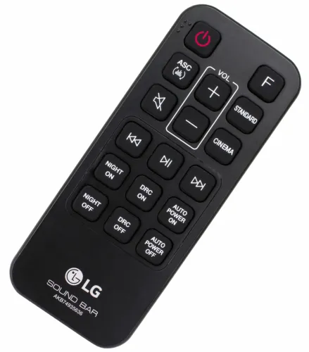 Original LG AKB74935636 Remote Control for SK1D Bluetooth Soundbar - Black