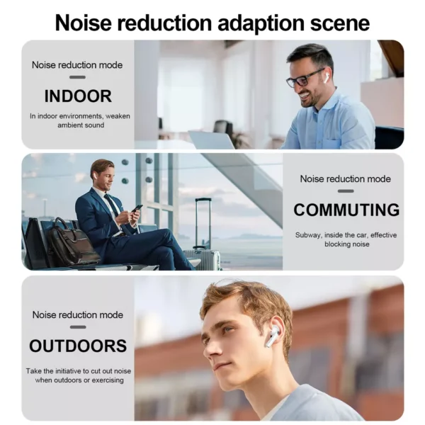 TWS Wireless Bluetooth Earphones Air In-Ear Pods Buds for iphone Samsung Android White - Image 6