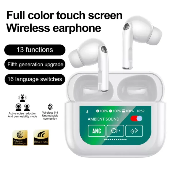 TWS Wireless Bluetooth Earphones Air In-Ear Pods Buds for iphone Samsung Android White - Image 8