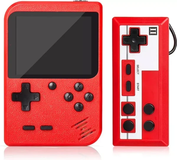 Handheld Retro Video Game Console Gameboy Built-in 500 In 1 Classic Games 2 Player Red