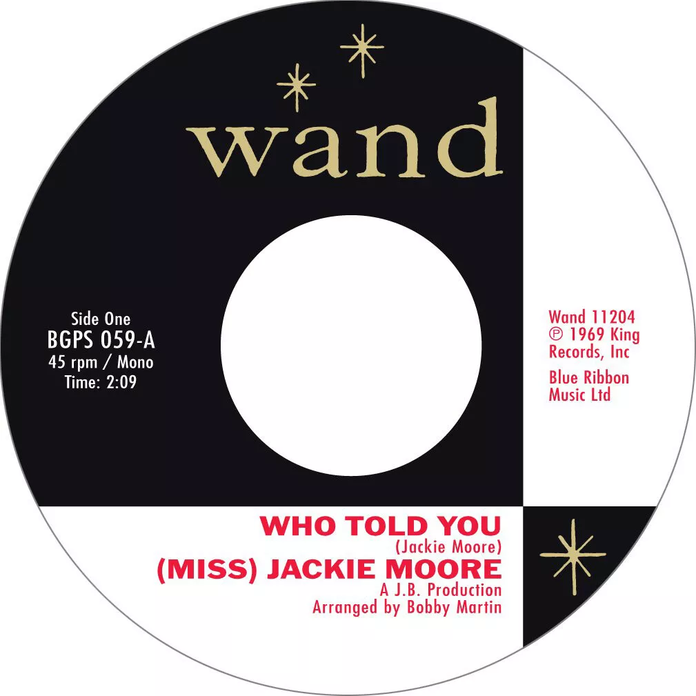 (Miss) Jackie Moore Who Told You/The Same Change (Vinyl) 7" Single New