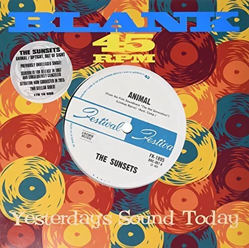 `Sunsets, The - Animal/Uptight, Out Of Sight [7``]` VINYL LP NEW New