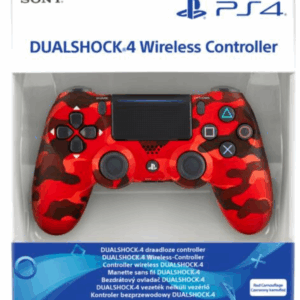 Official Sony Playstation PS4 DualShock 4 V2 Wireless Controller Kontroller- Camouflage Red