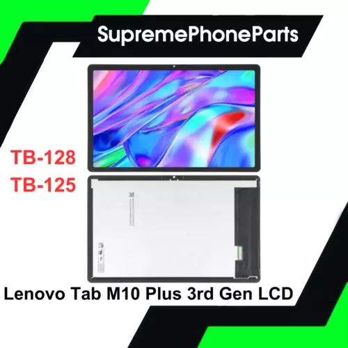 Lenovo Tab M10 Plus 3rd Gen LCD Display Screen Digitizer Assembly TB125 TB128