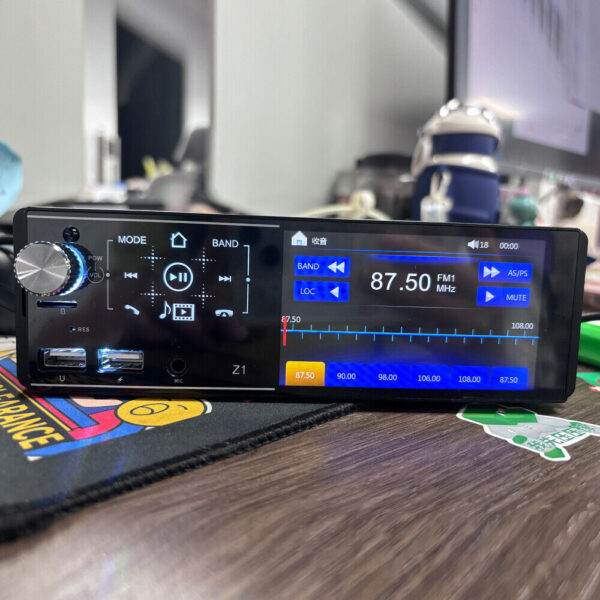 4.1'' Single 1Din Car Stereo Radio Player In-dash Bluetooth Head Unit FM/USB/AUX - Image 3