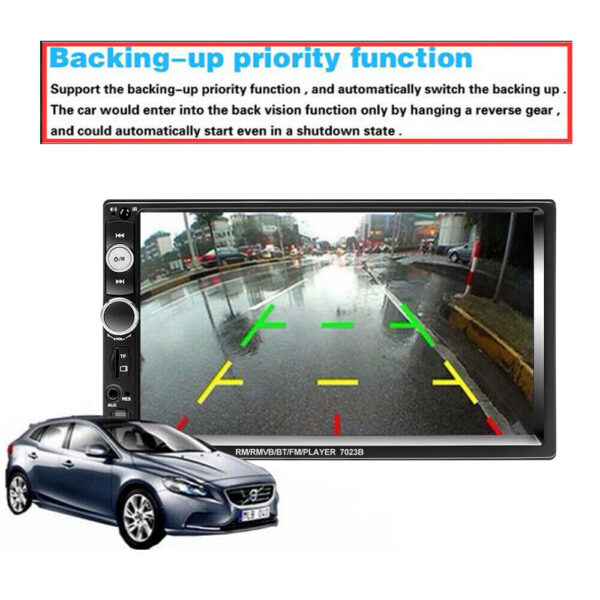 7" inch Bluetooth Car Radio Stereo Double 2DIN FM USB/MP5 Player Touch Screen TF - Image 9