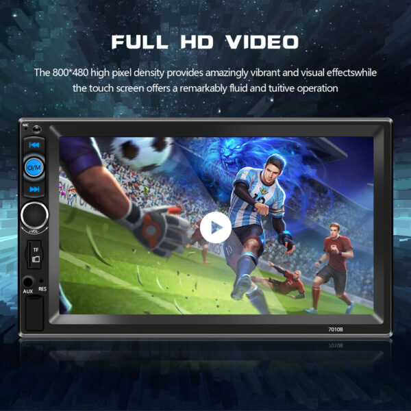 Car Stereo Radio 7" Double 2 DIN Touch Screen Bluetooth FM USB MP5 Player Camera - Image 9