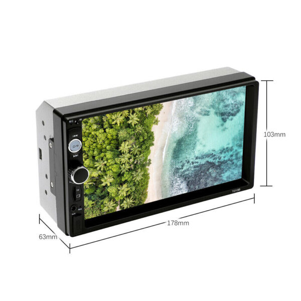 Car Stereo Radio 7" Double 2 DIN Touch Screen Bluetooth FM USB MP5 Player Camera - Image 10