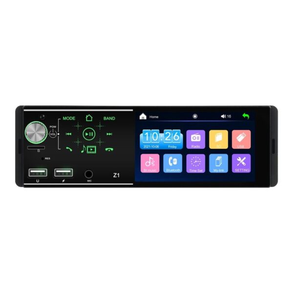 4.1'' Single 1Din Car Stereo Radio Player In-dash Bluetooth Head Unit FM/USB/AUX - Image 19