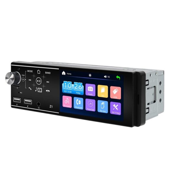 4.1'' Single 1Din Car Stereo Radio Player In-dash Bluetooth Head Unit FM/USB/AUX - Image 20
