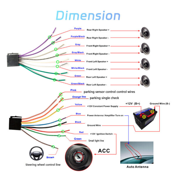 Single 1 DIN Car Radio Stereo Touch Screen Flip out Bluetooth 7 Inch MP5 Player - Image 19