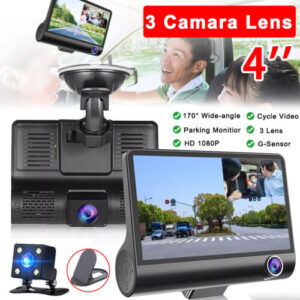 4" In HD 1080P Car Camera Recorder Dual Front and Rear Dash Cam Night Vision