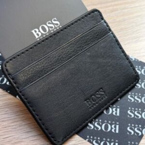 HUGO BOSS Genuine Leather Card Holder 05 Card Slots