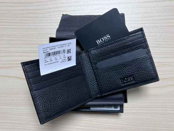 Hugo Boss Bardio Credit Card Holder Black Color Wallet Mens Gift Box Bifold 4043199222774 - Image 7