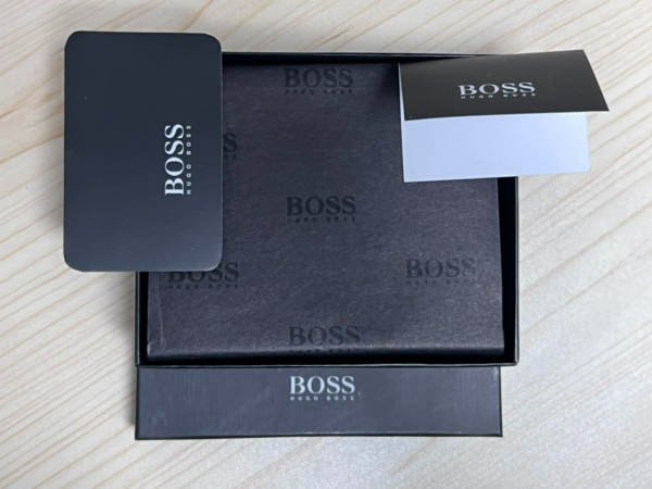 Hugo Boss Bardio Credit Card Holder Black Color Wallet Mens Gift Box Bifold 4043199222774 - Image 9