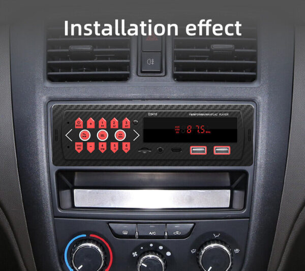 Car Stereo Radio Single 1 Din Bluetooth - Image 2