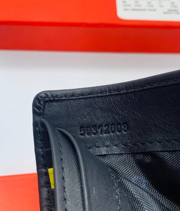 NEW MEN HUGO BY HUGO BOSS SUBWAY 4CC BIFOLD BLACK LEATHER WALLET COIN POCKET - Image 7