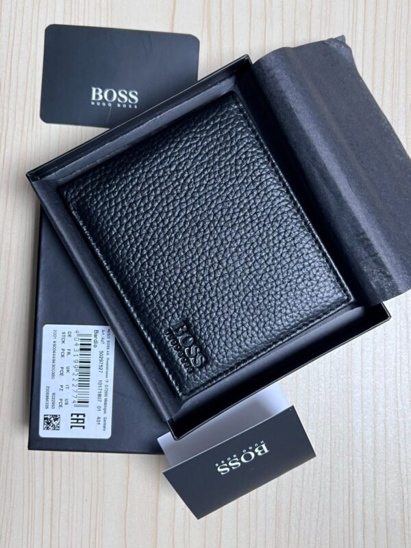 Hugo Boss Bardio Credit Card Holder Black Color Wallet Mens Gift Box Bifold 4043199222774 - Image 4