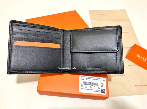 Designer Hugo Boss Leather Wallet Black Model “Pulse 4cc” New With Tags Boxed 4021419165834 - Image 2