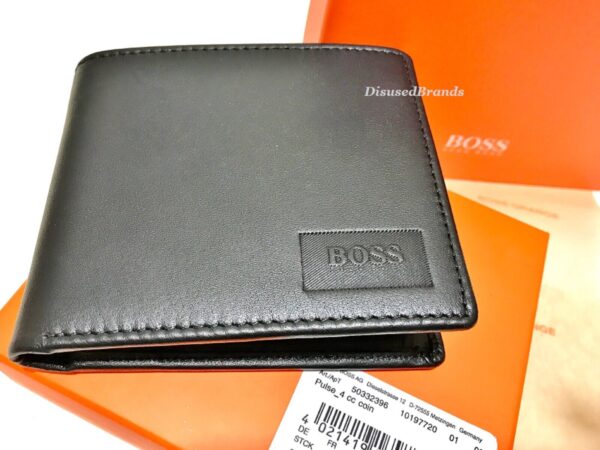 Designer Hugo Boss Leather Wallet Black Model “Pulse 4cc” New With Tags Boxed 4021419165834 - Image 7