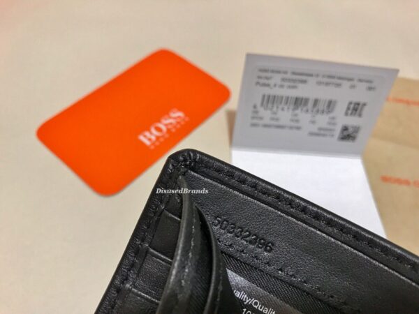 Designer Hugo Boss Leather Wallet Black Model “Pulse 4cc” New With Tags Boxed 4021419165834 - Image 11