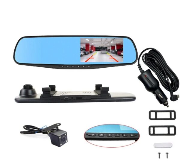 Mirror Dash Cam FHD Dual Lens Car DVR Camera Front and Rear Video Night Recorder - Image 11