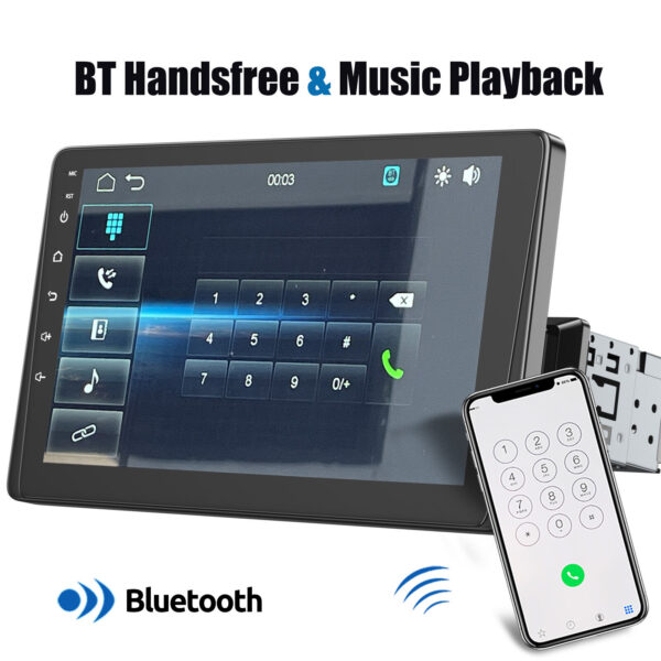 9" Single Din Car Stereo Touch Screen Radio Apple CarPlay Android Auto Bluetooth - Image 7