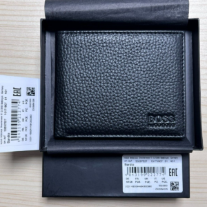 Hugo Boss Bardio Credit Card Holder Black Color Wallet Mens Gift Box Bifold 4043199222774