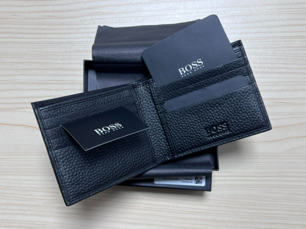 Hugo Boss Bardio Credit Card Holder Black Color Wallet Mens Gift Box Bifold 4043199222774 - Image 3