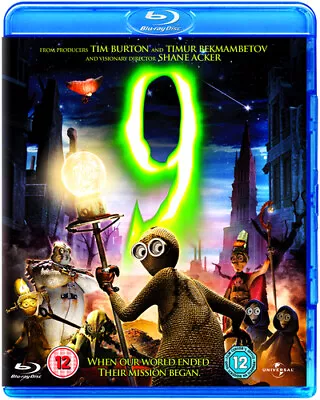 9 (2010) Shane Acker cert 12 Blu-Ray Pre-Owned