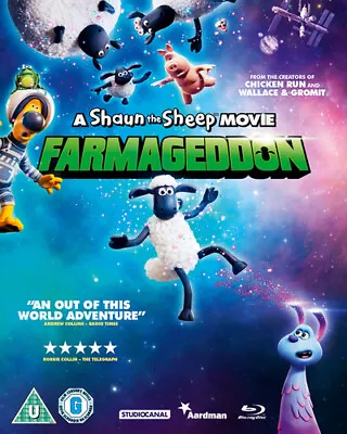 A Shaun the Sheep Movie - Farmageddon (2020) Will Becher cert U Blu-Ray Pre-Owned