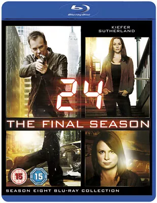 24: Season 8 - The Final Season (2010) Kiefer Sutherland cert 15 6 Blu-Ray Pre-Owned