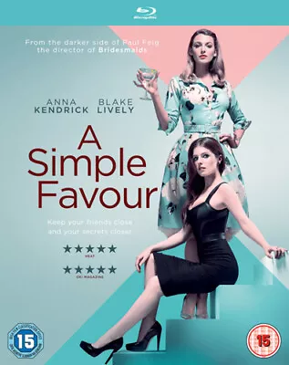 A Simple Favour (2019) Blake Lively, Feig (DIR) cert 15 Blu-Ray Pre-Owned