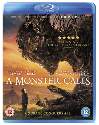 A Monster Calls (2017) Lewis MacDougall, Bayona (DIR) cert 12 Blu-Ray Pre-Owned