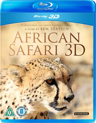African Safari 3D (2014) Ben Stassen cert U Blu-Ray Pre-Owned