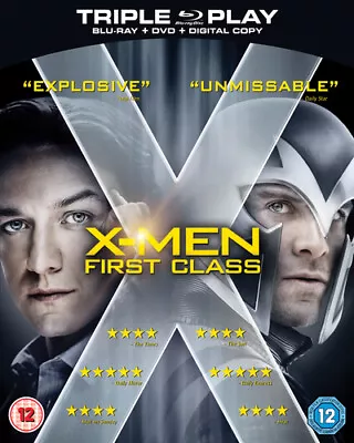 X-Men: First Class (2011) Michael Fassbender, Vaughn (DIR) cert 12 2 Blu-Ray Pre-Owned