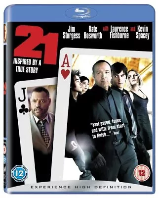 21 (2008) Jim Sturgess, Luketic (DIR) cert 12 Blu-Ray Pre-Owned