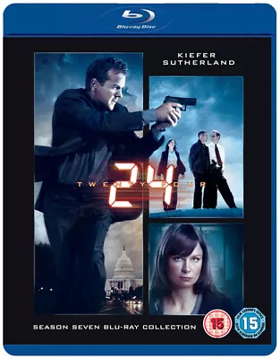 24: Season 7 (2009) Kiefer Sutherland, Lacofono (DIR) cert 15 6 discs Blu-Ray Pre-Owned