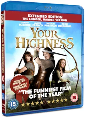Your Highness: Extended Edition (2011) Natalie Portman, Green (DIR) Blu-Ray Pre-Owned