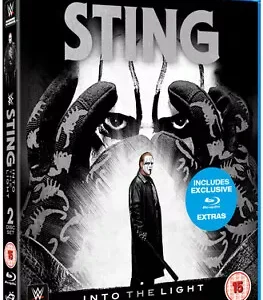 WWE: Sting - Into the Light (2015) Sting cert 15 2 discs Blu-Ray Pre-Owned