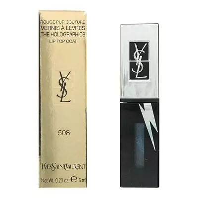 Yves Saint Laurent The Holographics Liquid Lipstick Top Coat 6ml - 508 Black