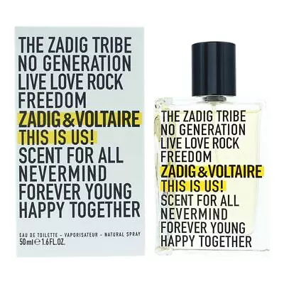 Zadig & Voltaire This Is Us! Eau de Toilette 50ml Spray Unisex