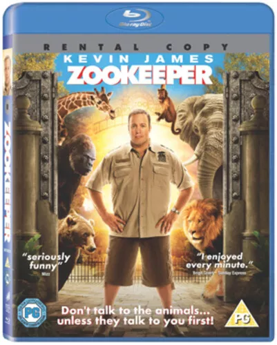 Zookeeper (2011) Kevin James, Coraci (DIR) cert PG Blu-Ray Pre-Owned