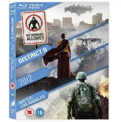 2012/Battle: Los Angeles/District 9 (2011) John Cusack, Liebesman (DIR) Blu-Ray Pre-Owned