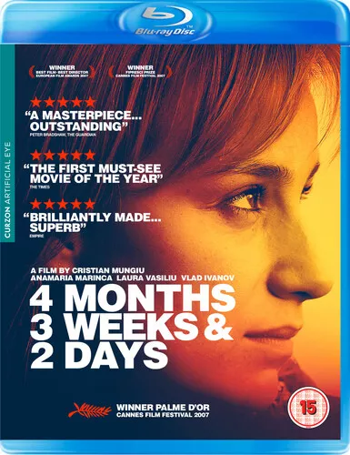 4 Months, 3 Weeks and 2 Days (2018) Anamaria Marinca, Mungiu (DIR) cert Blu-Ray Pre-Owned