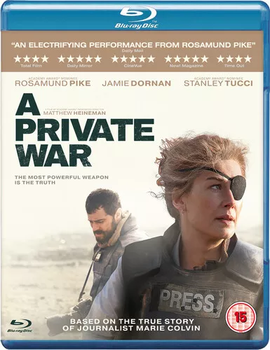 A Private War (2019) Rosamund Pike, Heineman (DIR) cert 15 Blu-Ray Pre-Owned