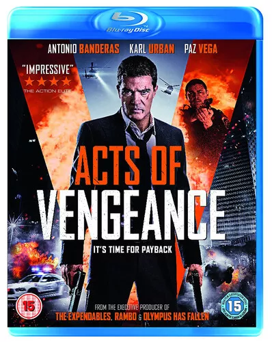 Acts of Vengeance (2018) Antonio Banderas, Florentine (DIR) cert 15 Blu-Ray Pre-Owned