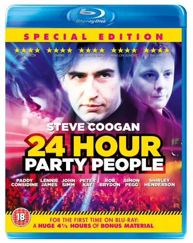 24 Hour Party People (2019) Steve Coogan, Winterbottom (DIR) cert 18 Blu-Ray Pre-Owned