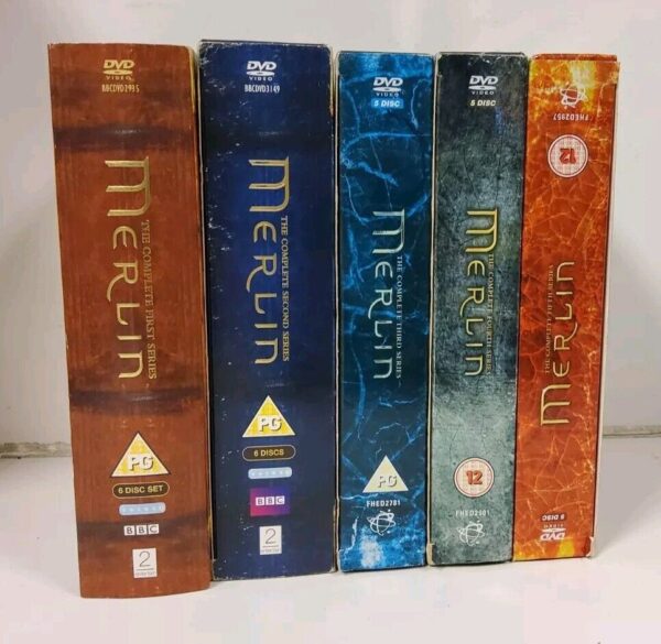 Merlin - Complete 1-5 TV Series (DVD Box Sets) Pre-Owned - Image 2