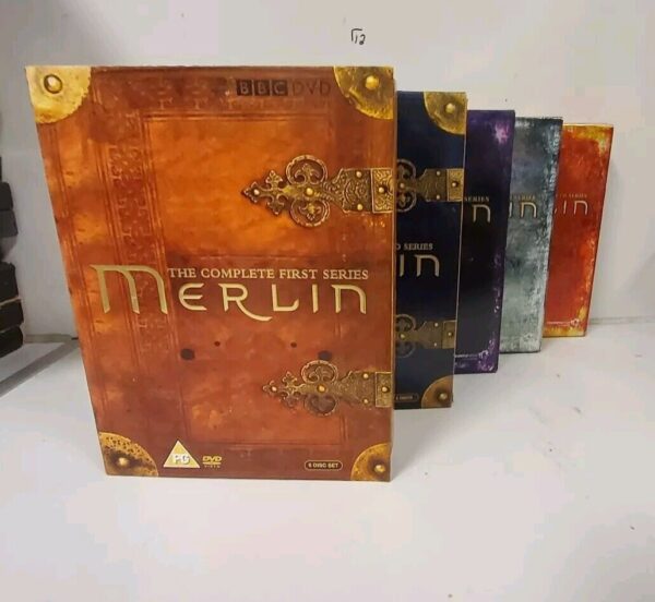 Merlin - Complete 1-5 TV Series (DVD Box Sets) Pre-Owned